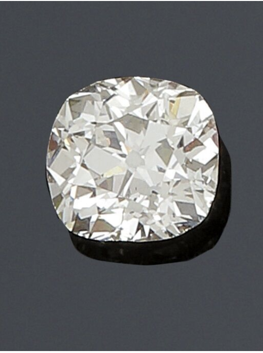 Diamant coussin taille ancienne de 5,06 cts 